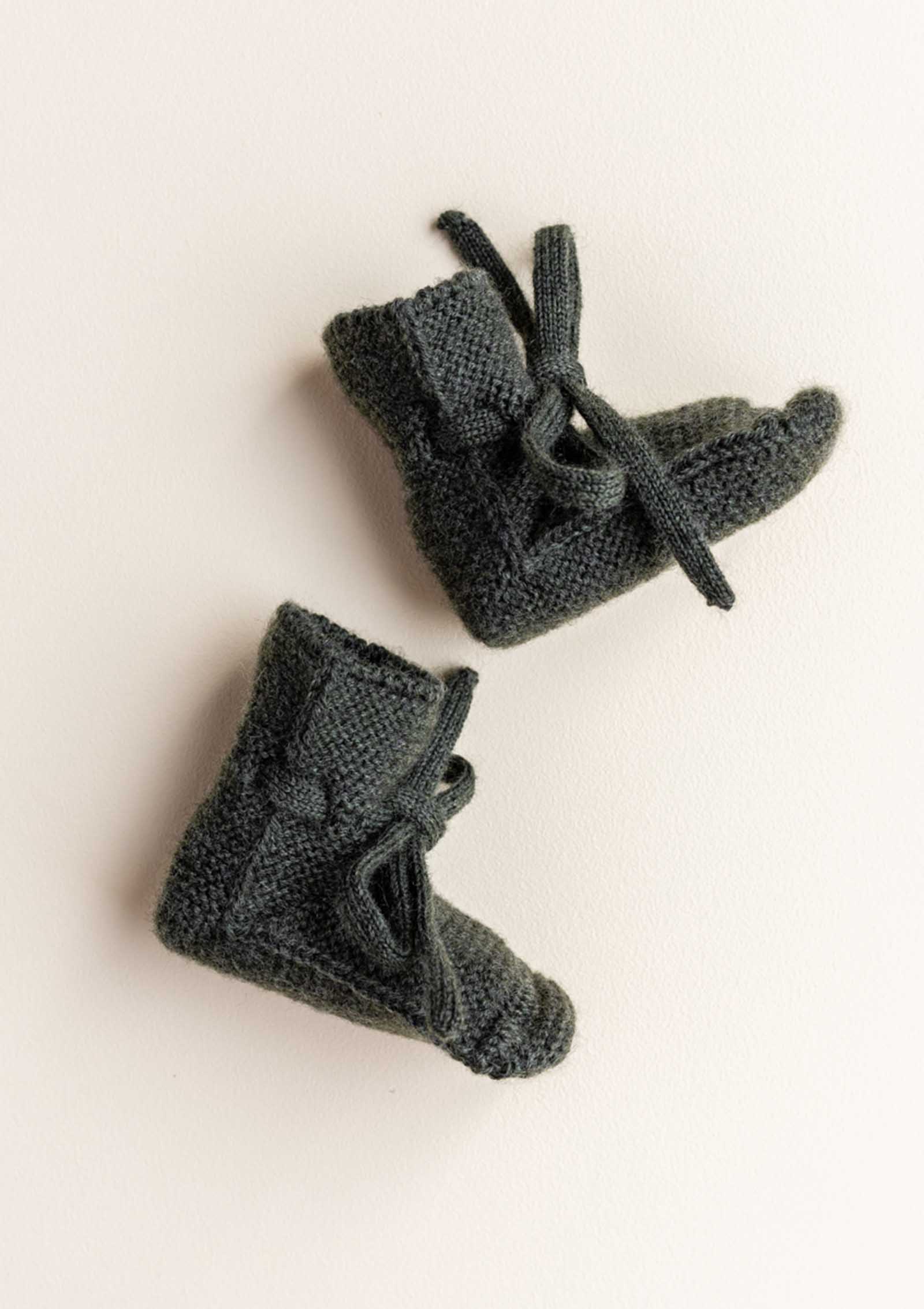 hvid Booties Pine