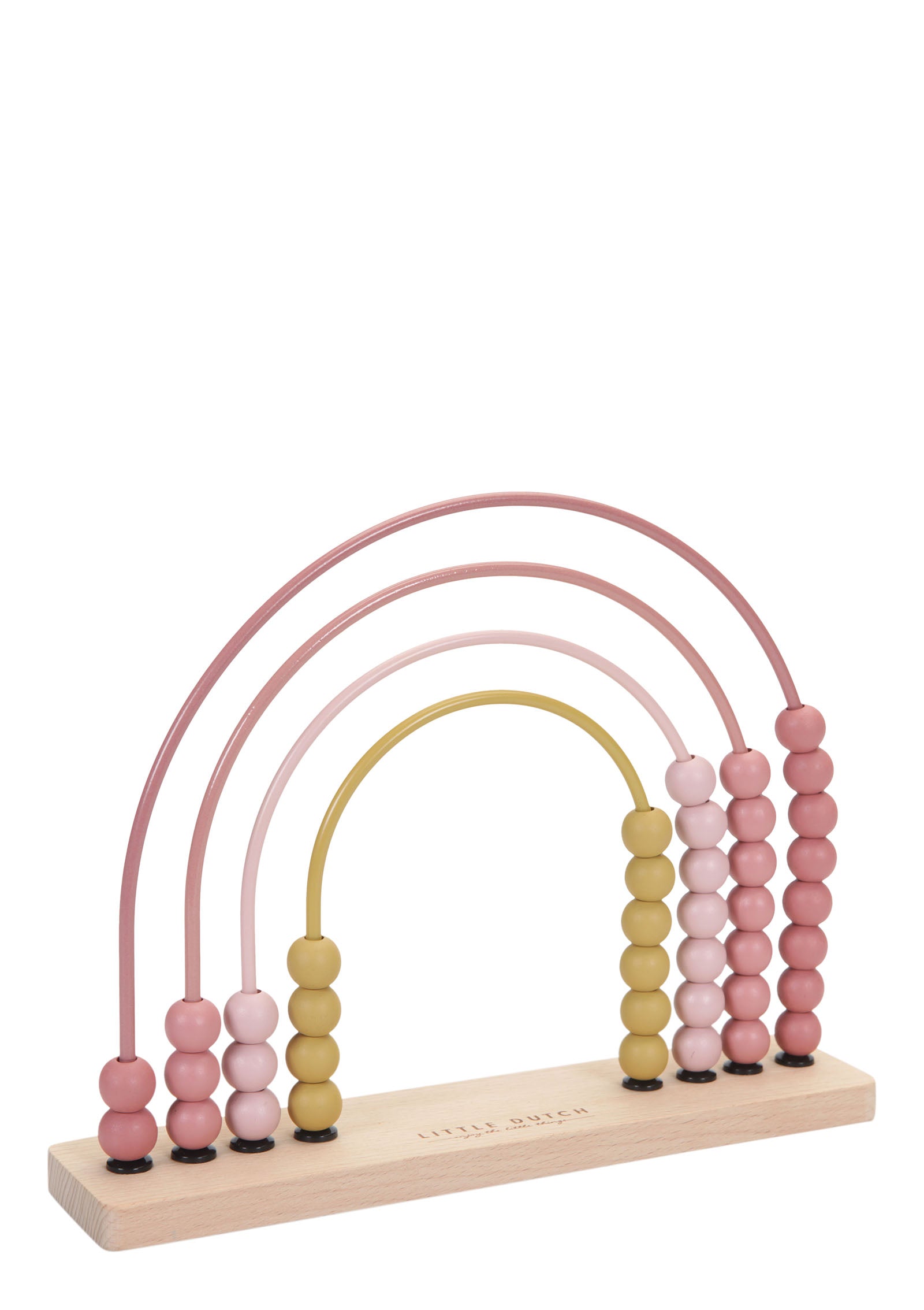 Rechenschiebe-Regenbogen Abacus pink