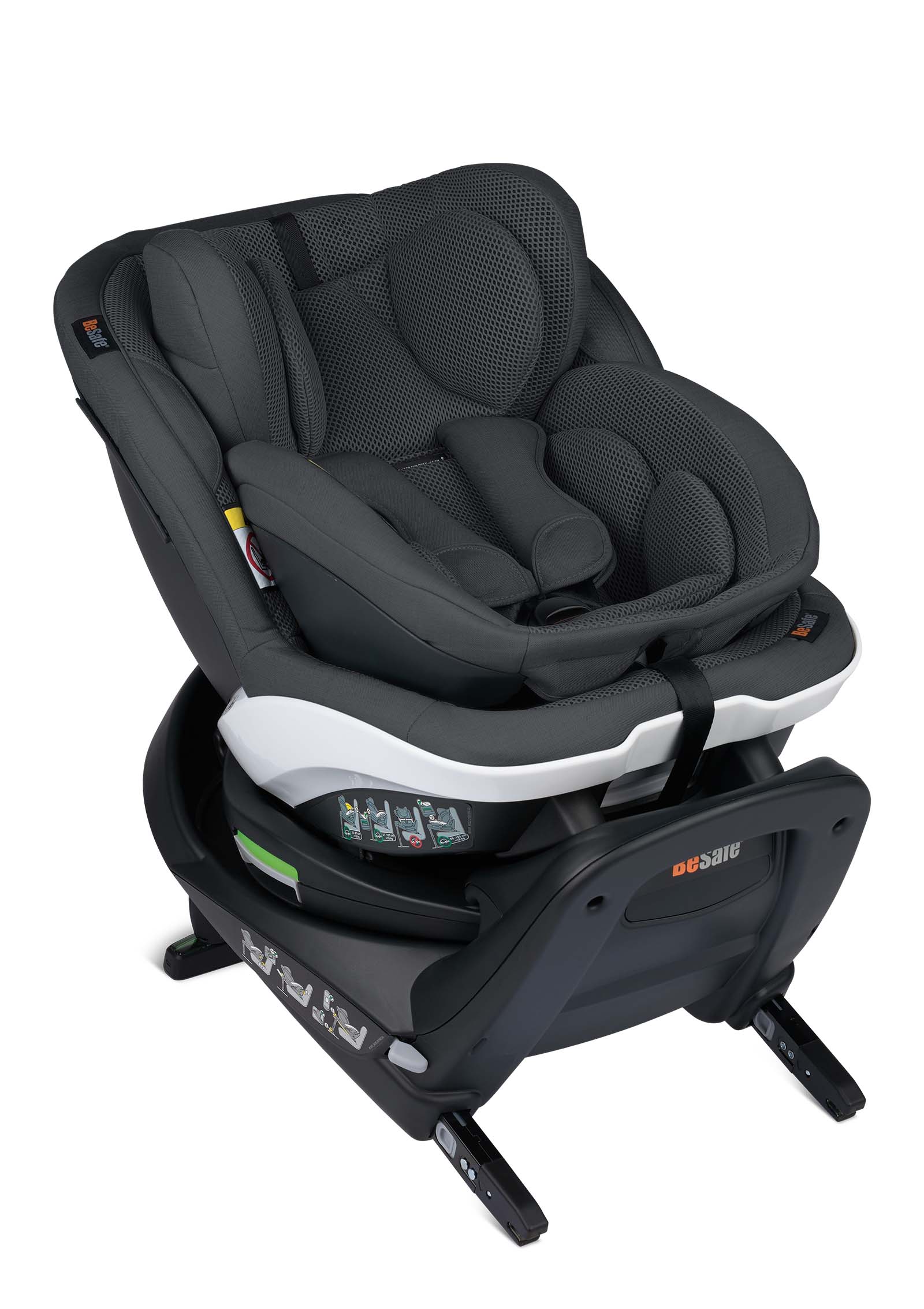 iZi Turn B i-Size Anthracite Mesh