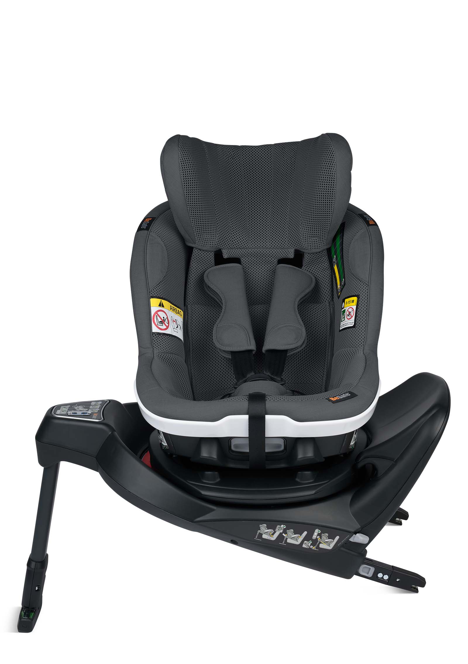 iZi Turn B i-Size Anthracite Mesh