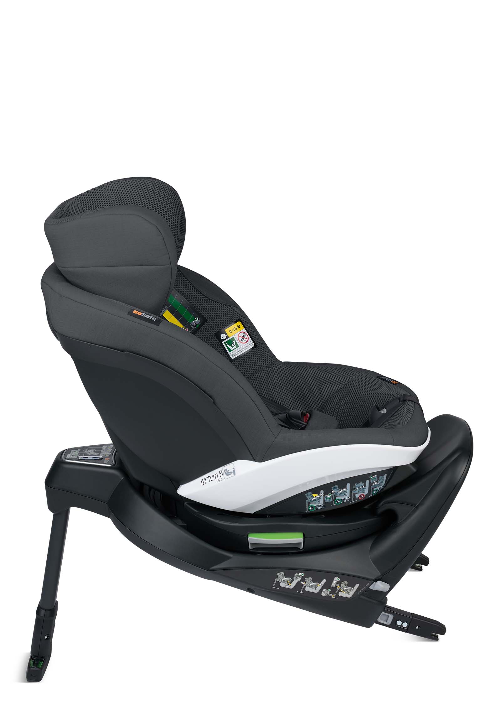 iZi Turn B i-Size Anthracite Mesh