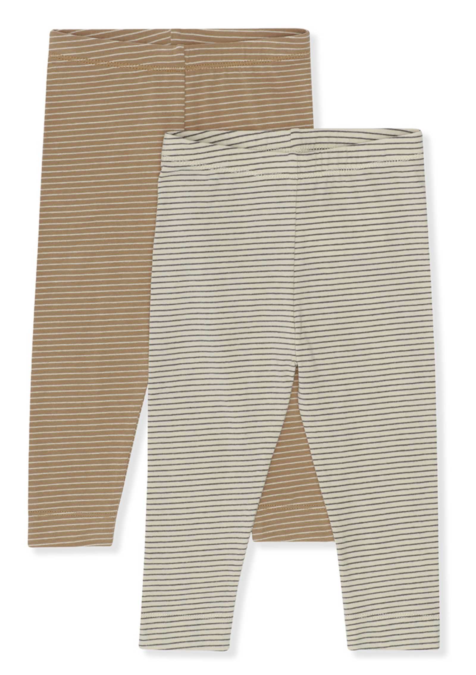 Konges Sløjd 2er-Set Basic Leggings Tiger Magnet Stripe