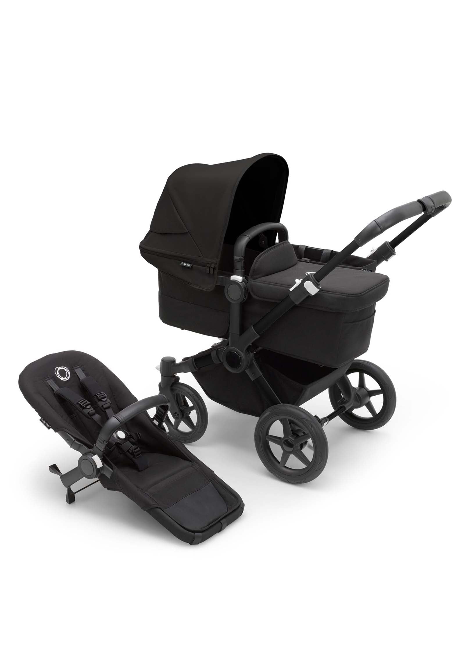 bugaboo Donkey 5 Mono Kinderwagen-Set Mitternachtsschwarz