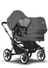 Kinderwagen-Set 'Donkey 5 Duo' Graphit / Grau meliert