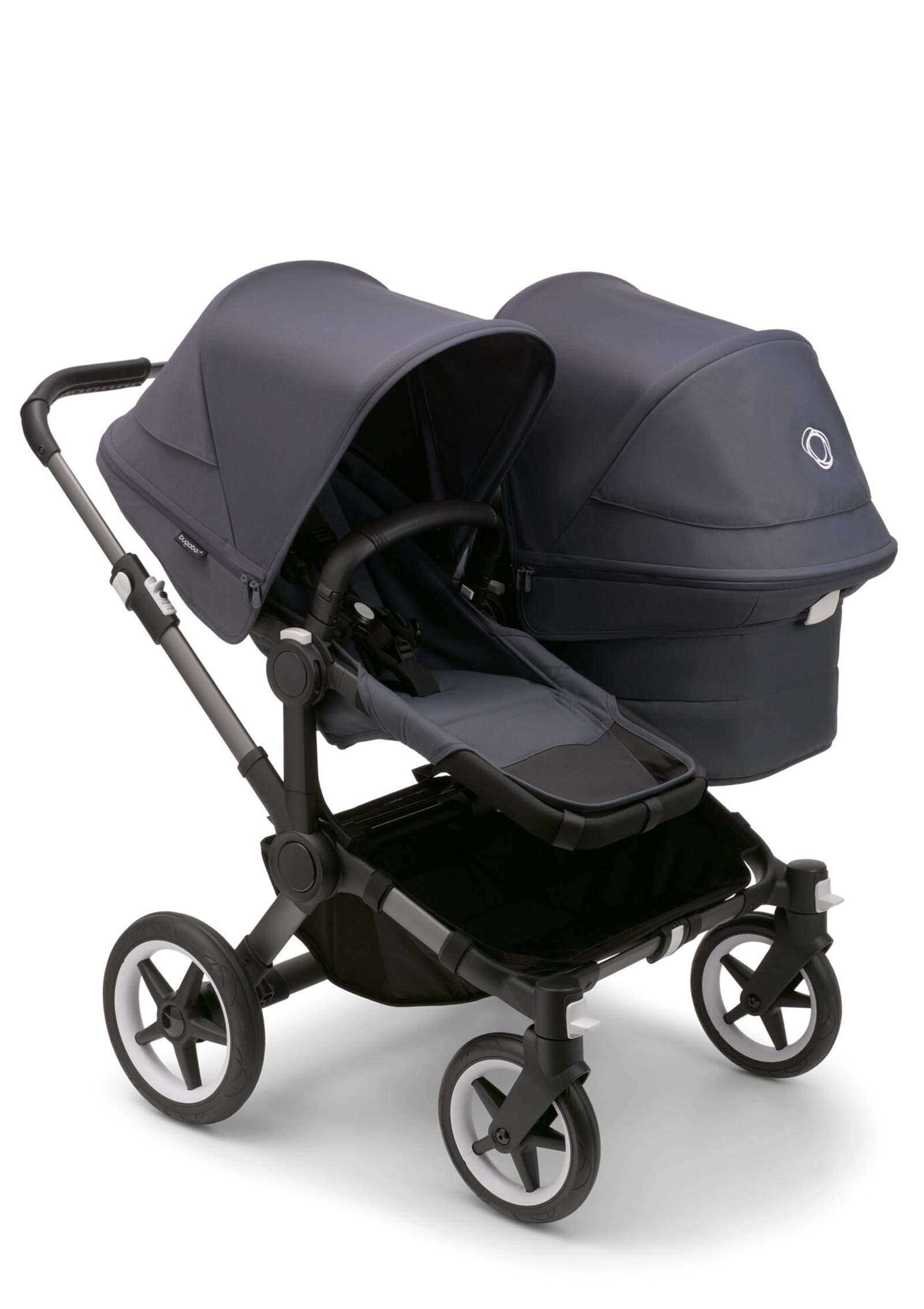 Bugaboo Donkey 5 Duo Kinderwagenset Graphit / Sturmblau