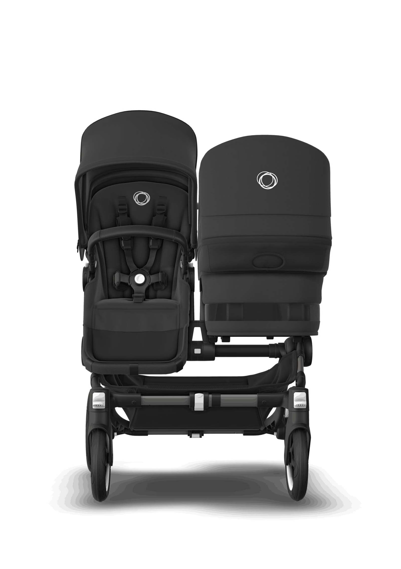 Bugaboo Donkey 5 Duo Kinderwagenset Mitternachtsschwarz