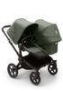 Kinderwagen-Set 'Donkey 5 Duo' Schwarz / Waldgrün