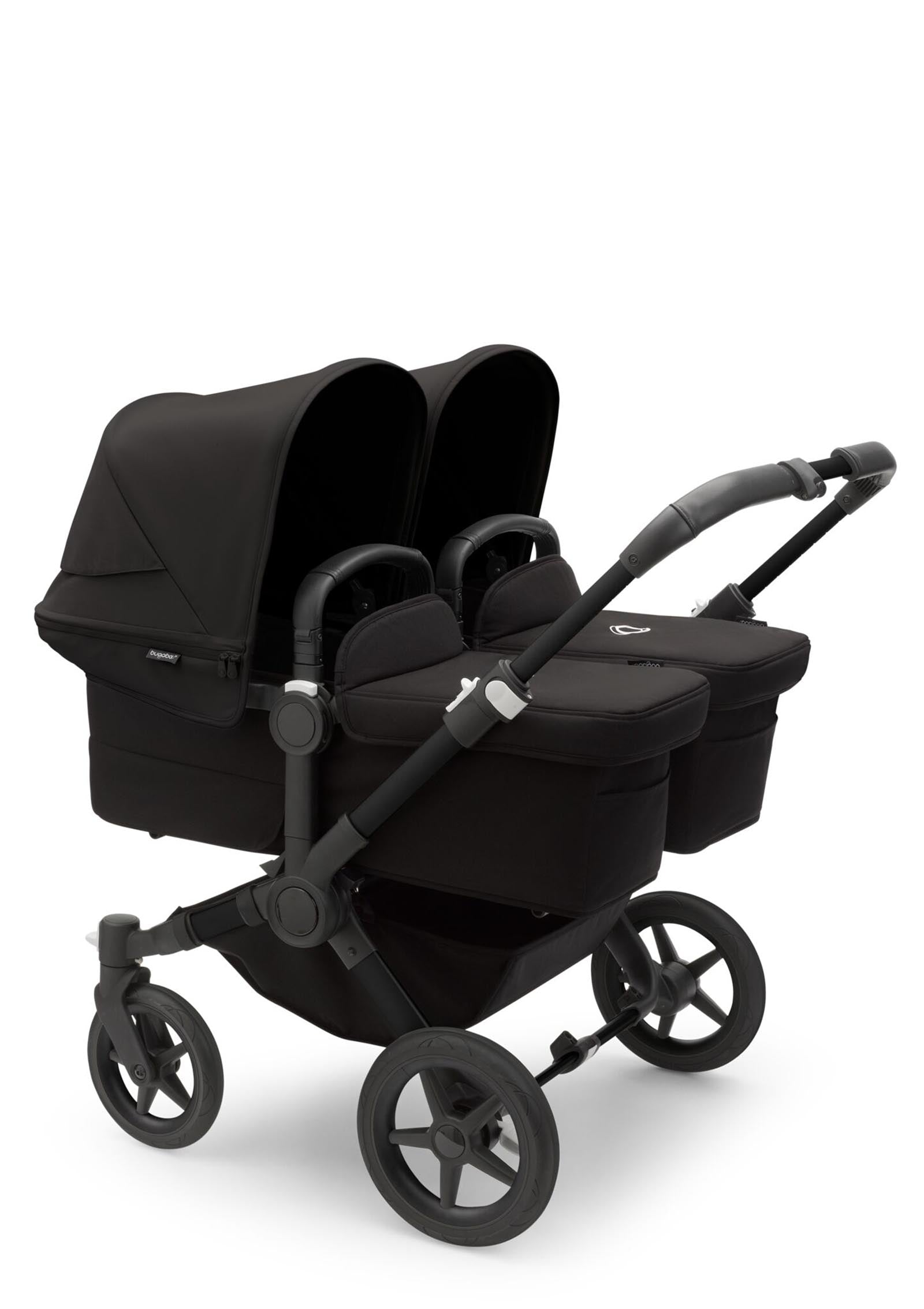 Bugaboo Donkey 5 Twin Kinderwagen Mitternachtsschwarz KIND DER STADT