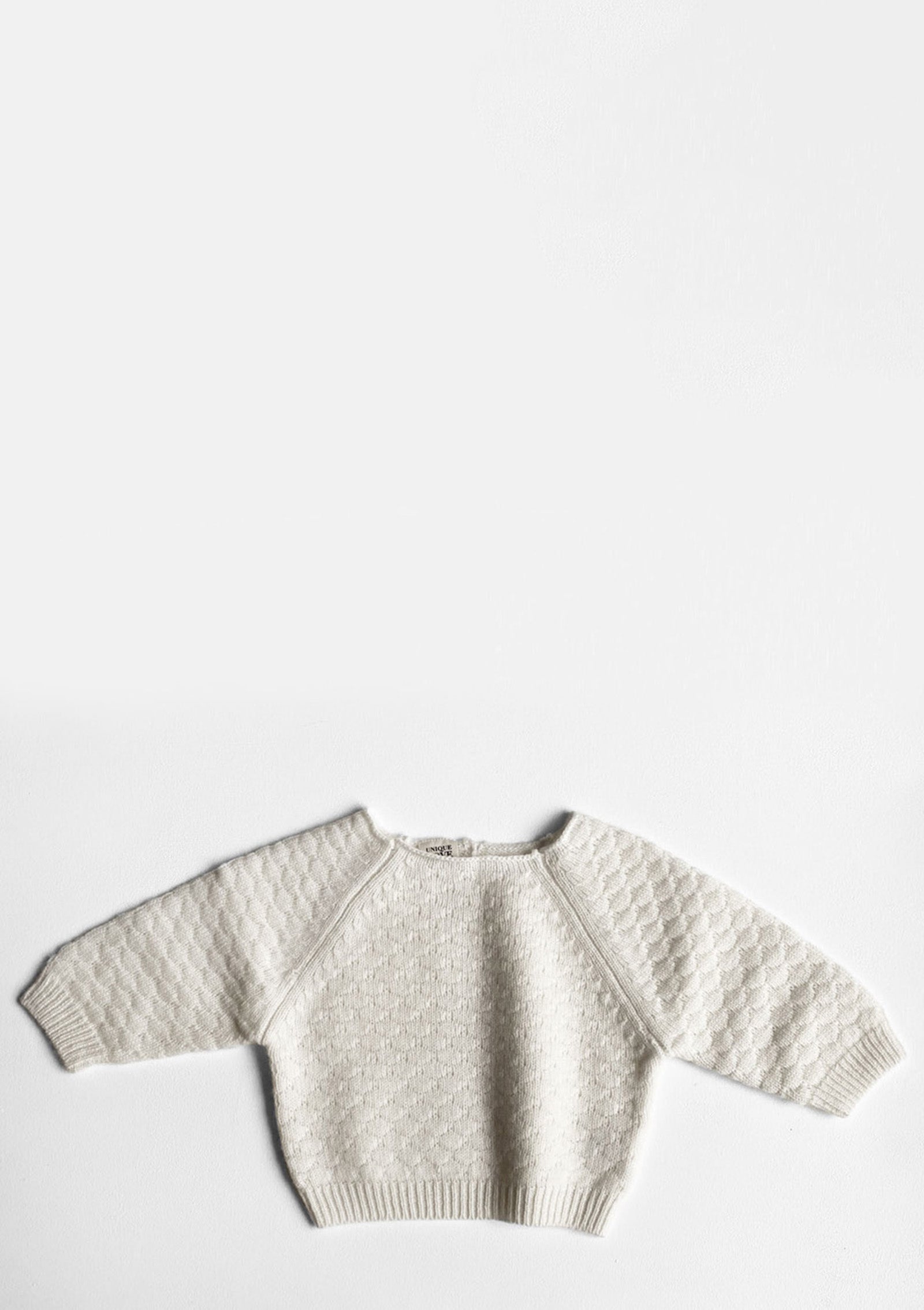 Cashmere Baby Sweater creme