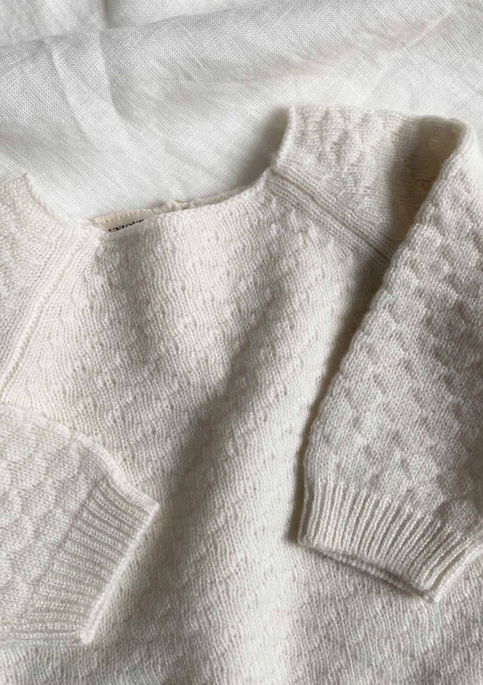 Cashmere Baby Sweater creme