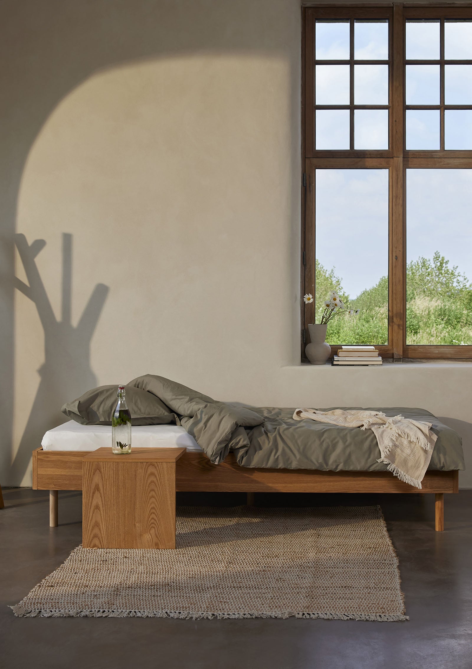 Ablagetisch Jugendbett 'Hai No Ki' Natural Ash