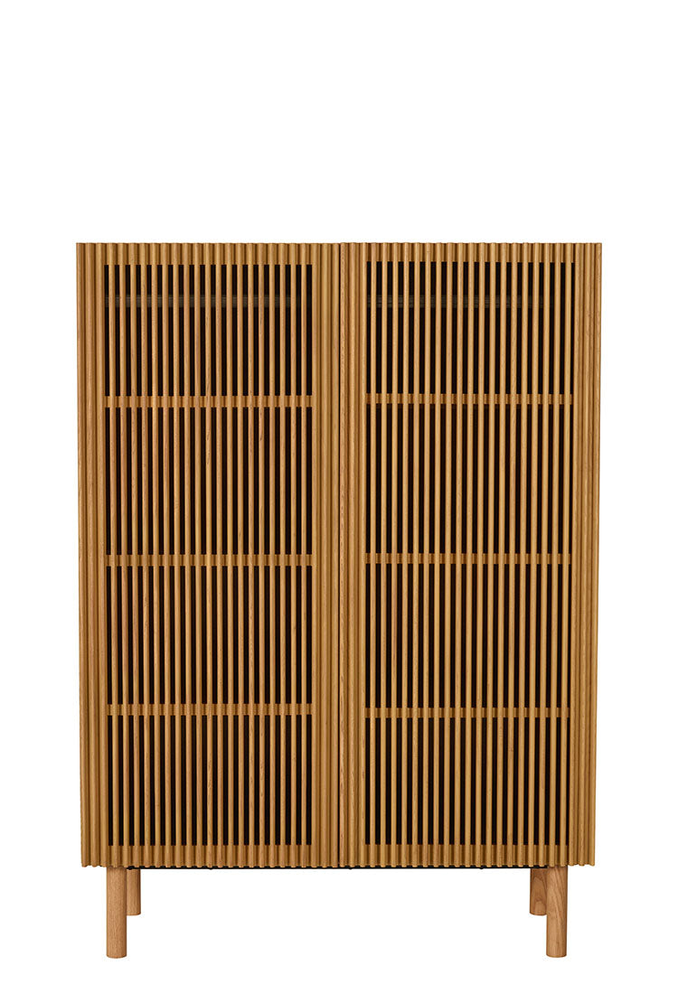 Kleiderschrank 2-türig 'Hai No Ki' Natural Ash