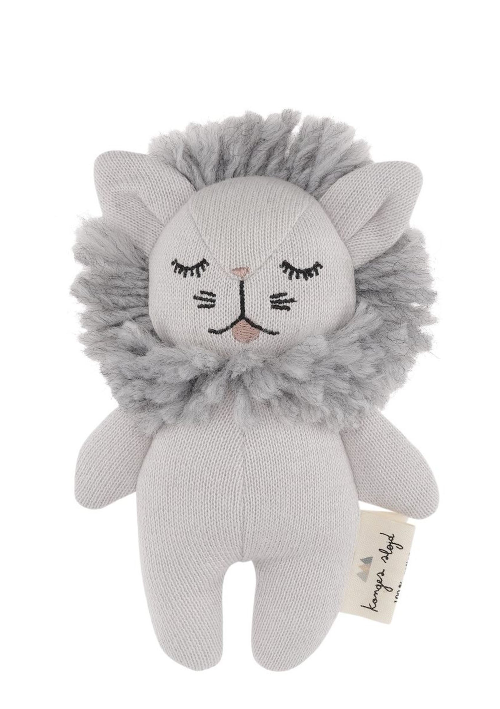 Babyrassel Mini Lion grau