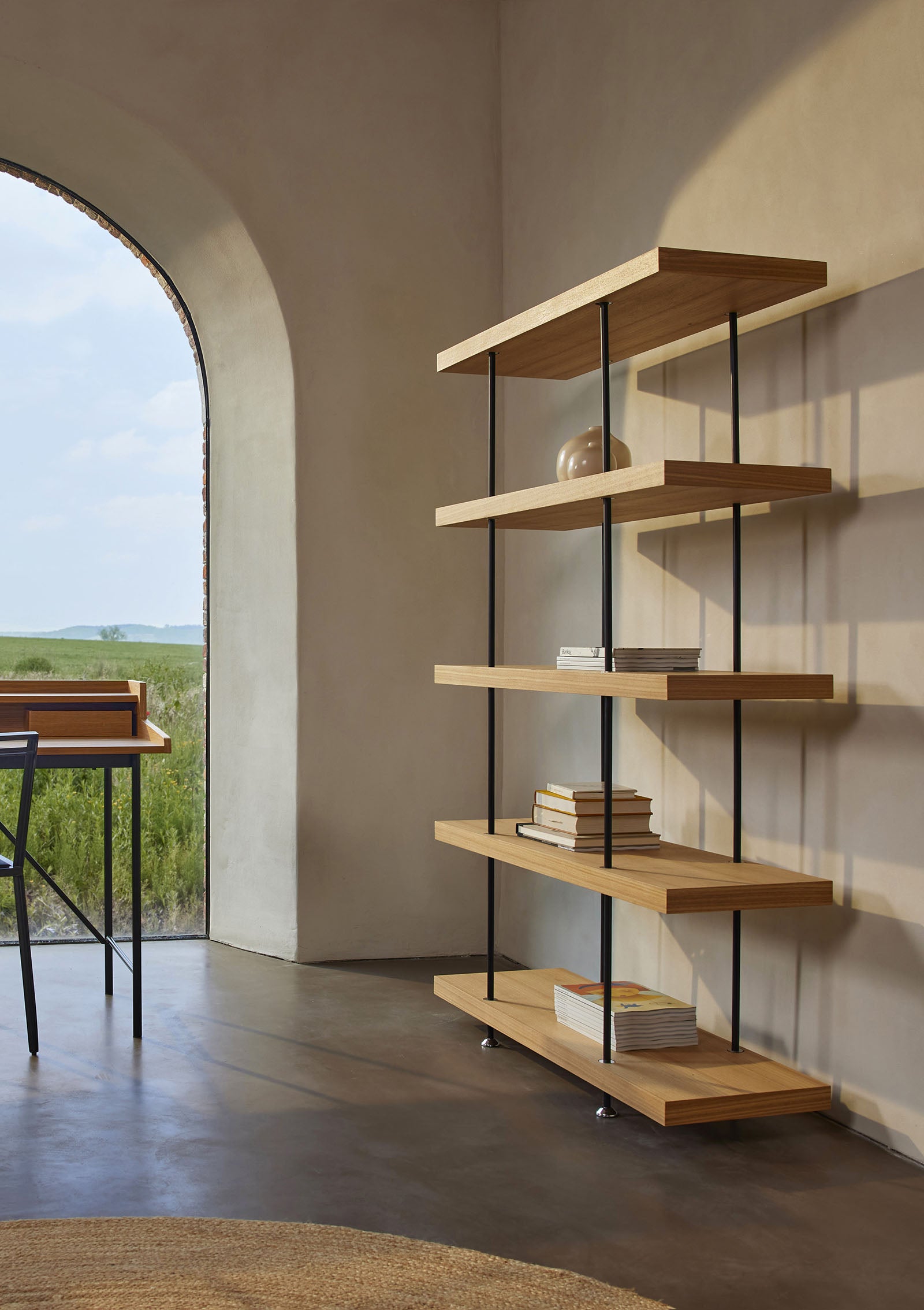 Bücherregal 'Hai No Ki' Natural Ash