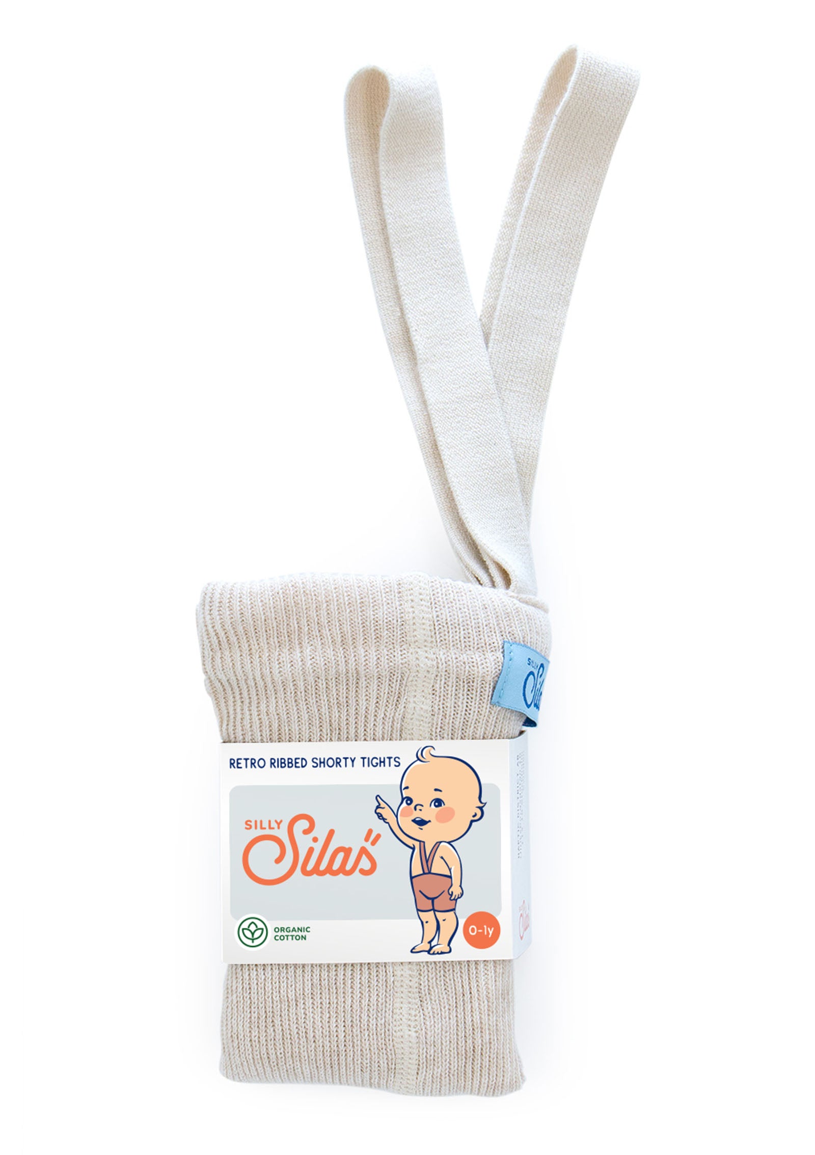 Kurze Strumpfhose mit Trägern cream blend