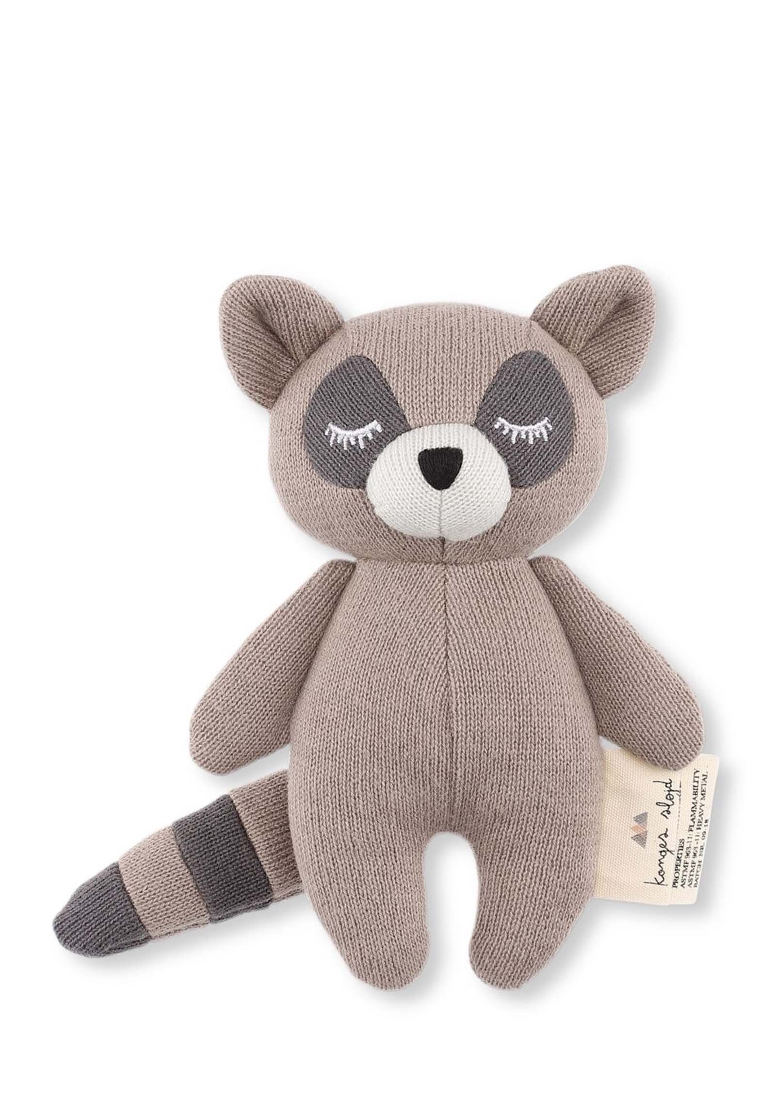 Konges Sløjd Babyrassel Mini Racoon brown