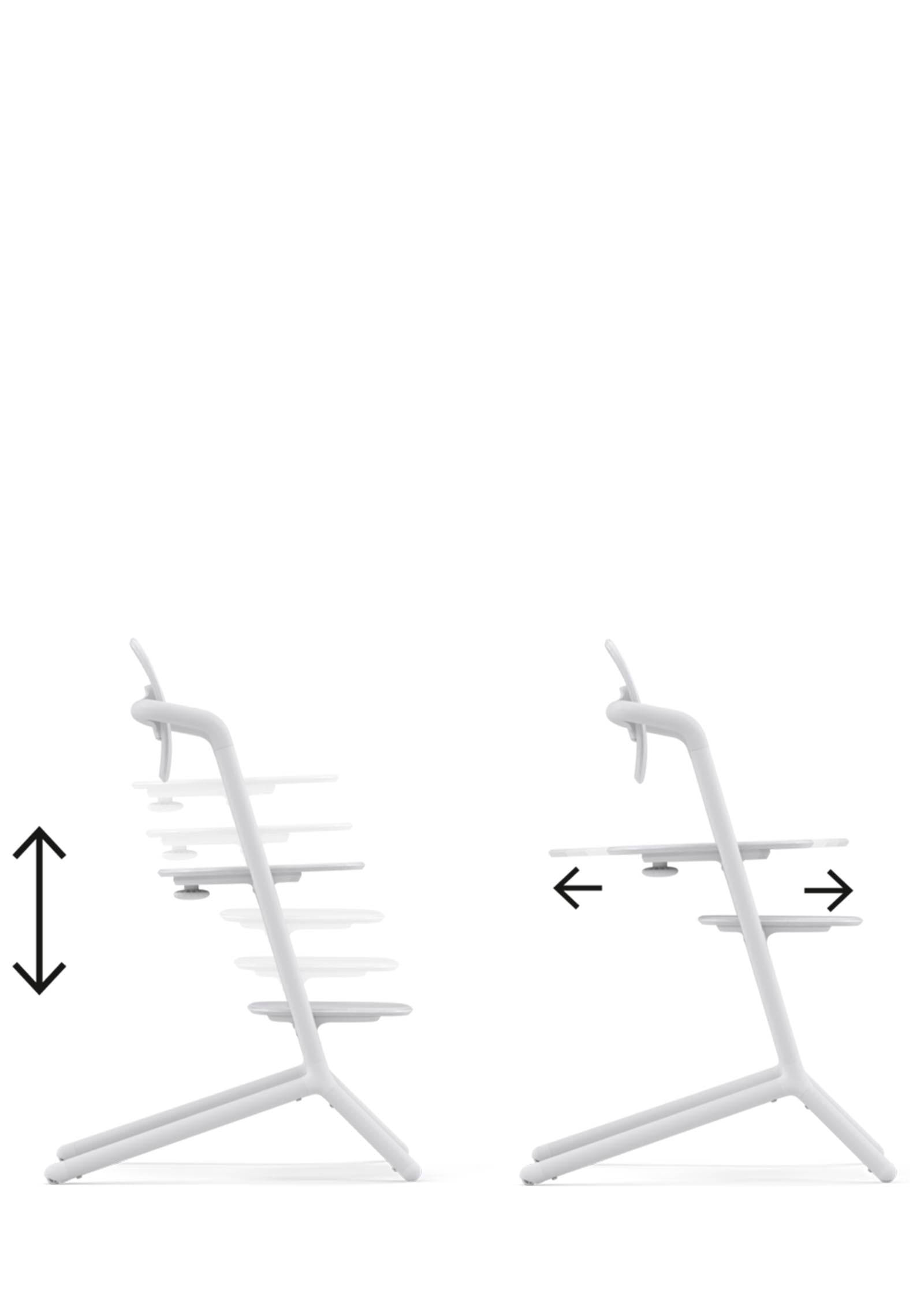 Cybex Hochstuhl Lemo 4-in-1- Set All White / White