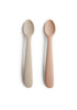 2er-Set Silikon Babylöffel Cambridge Blush & Shifting Sand