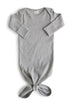 Geknotetes Babykleid Gray mélange