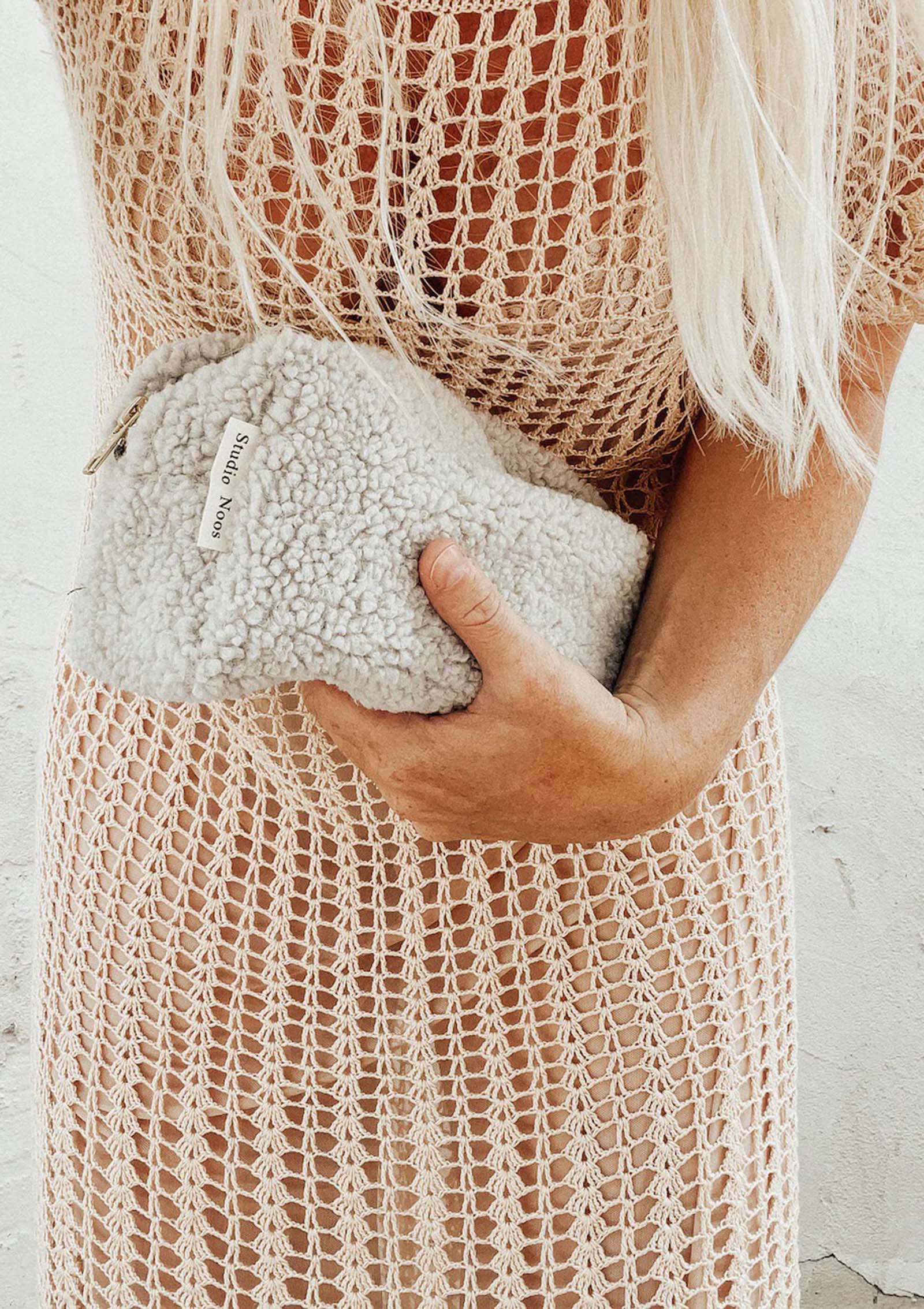 Kulturtasche 'Chunky Pouch' Light grey