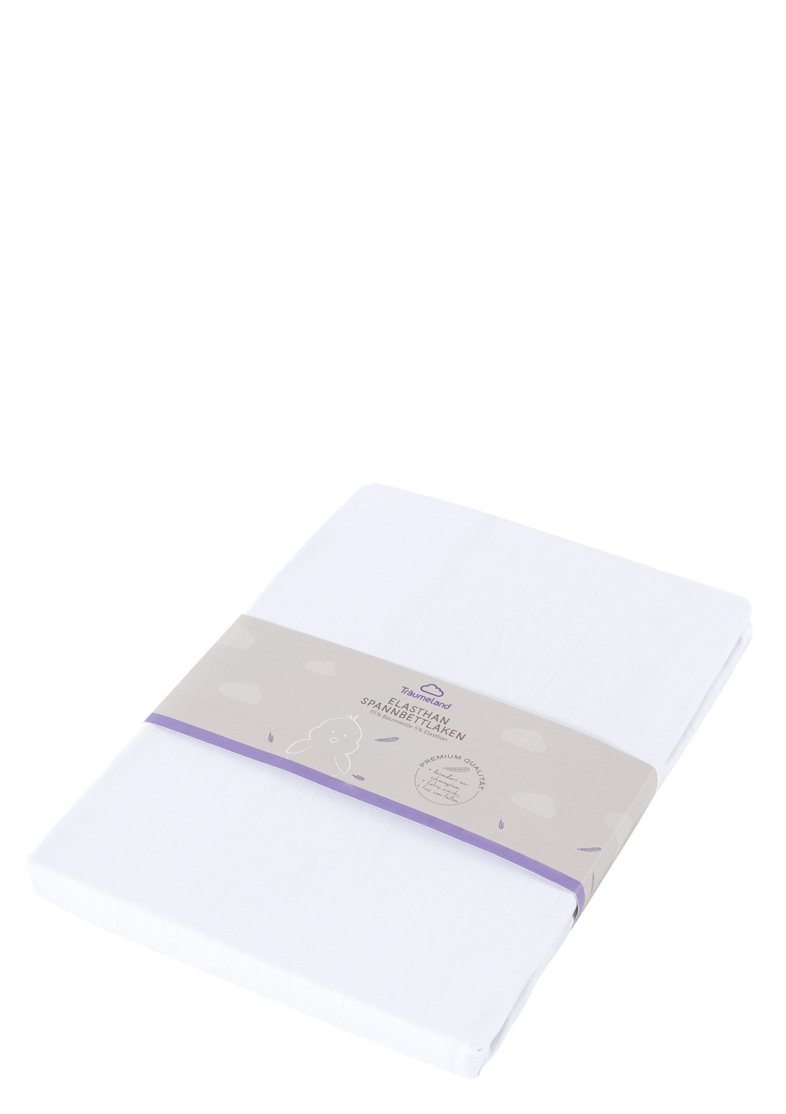 Träumeland Spannbettlaken weiß für Oliver Furniture Mini+ Junior