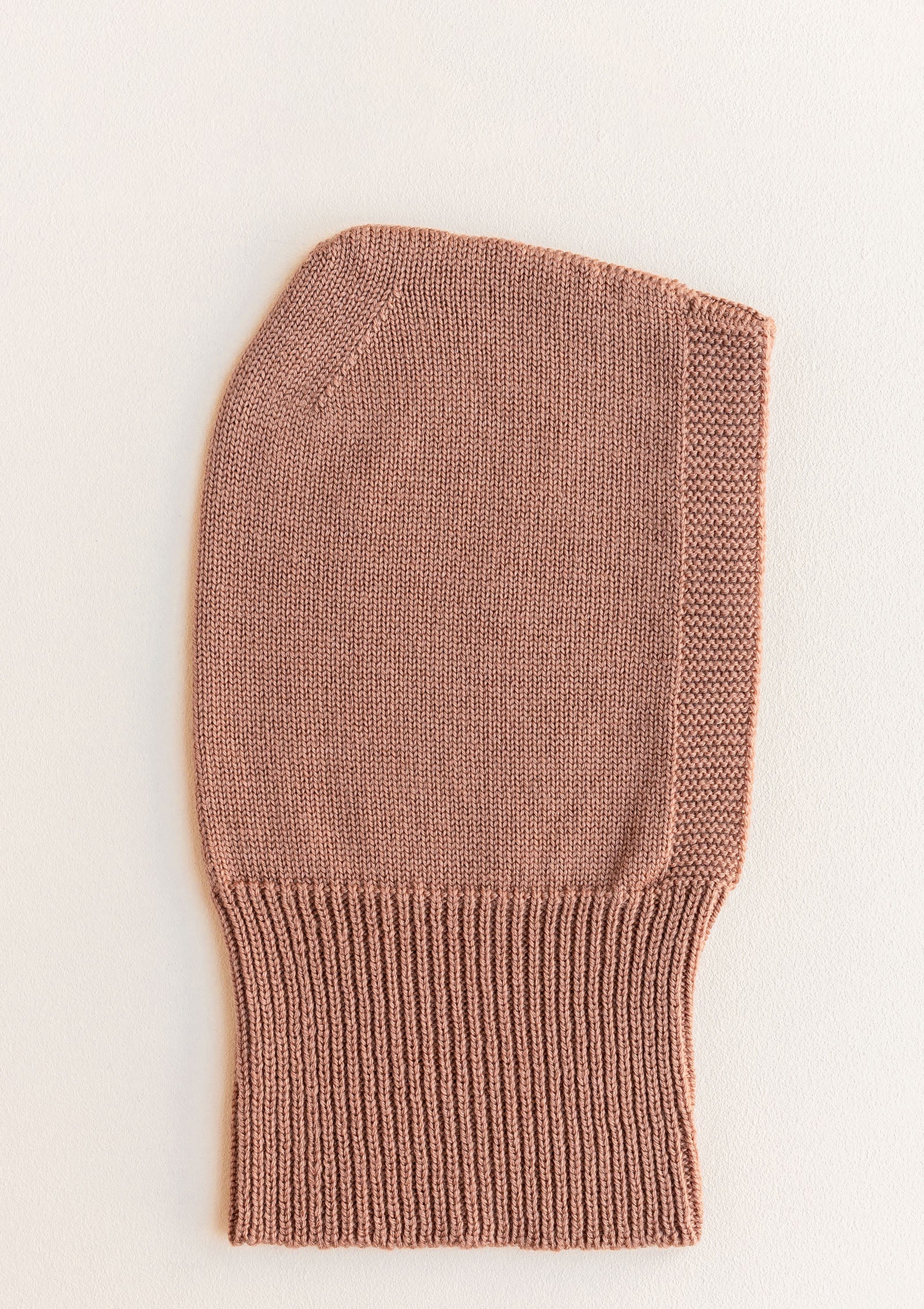 Merino Mütze Balaclava 'Eddy' terracotta