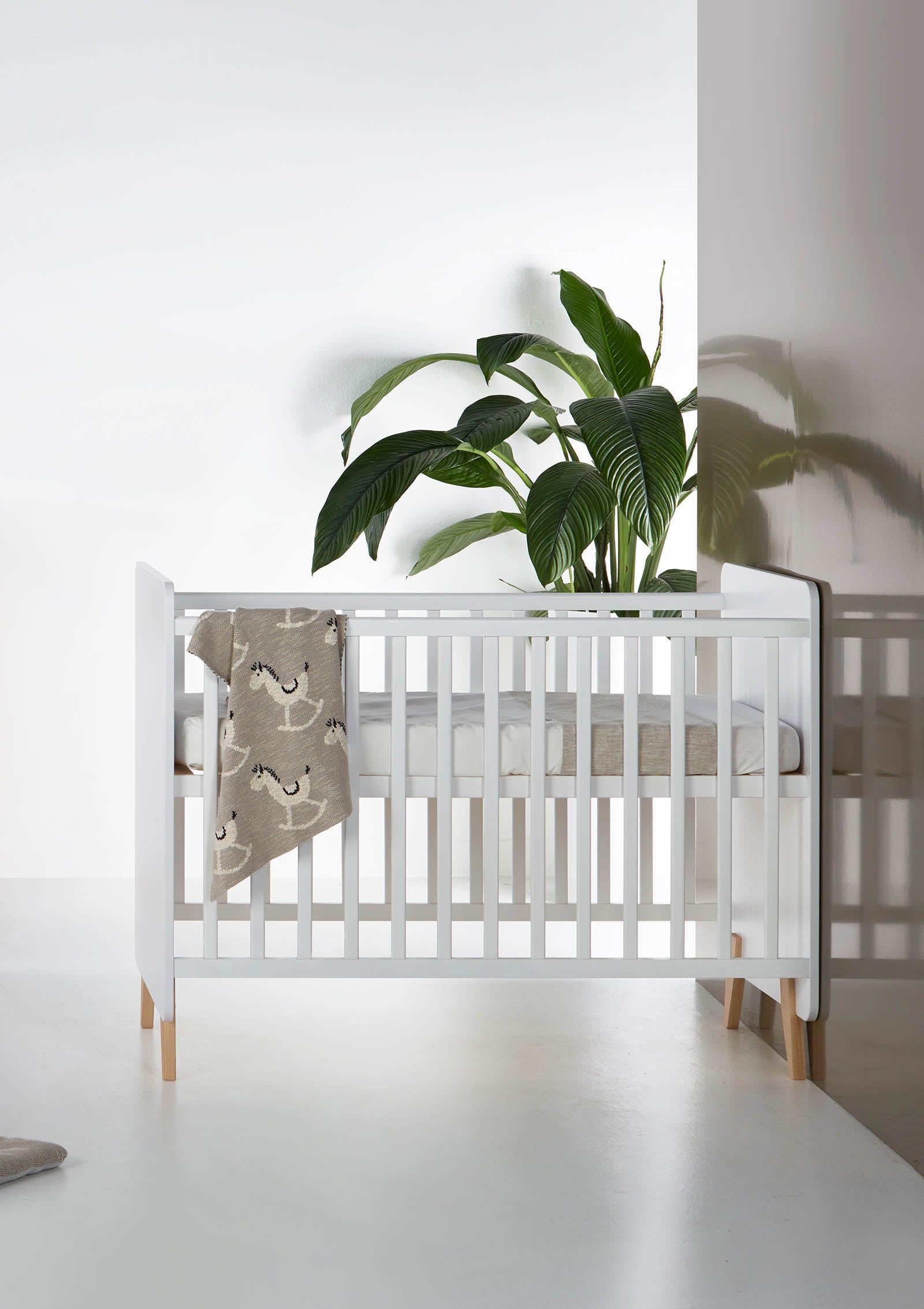 Quax 2-in-1 Bett 'Loft' Weiß