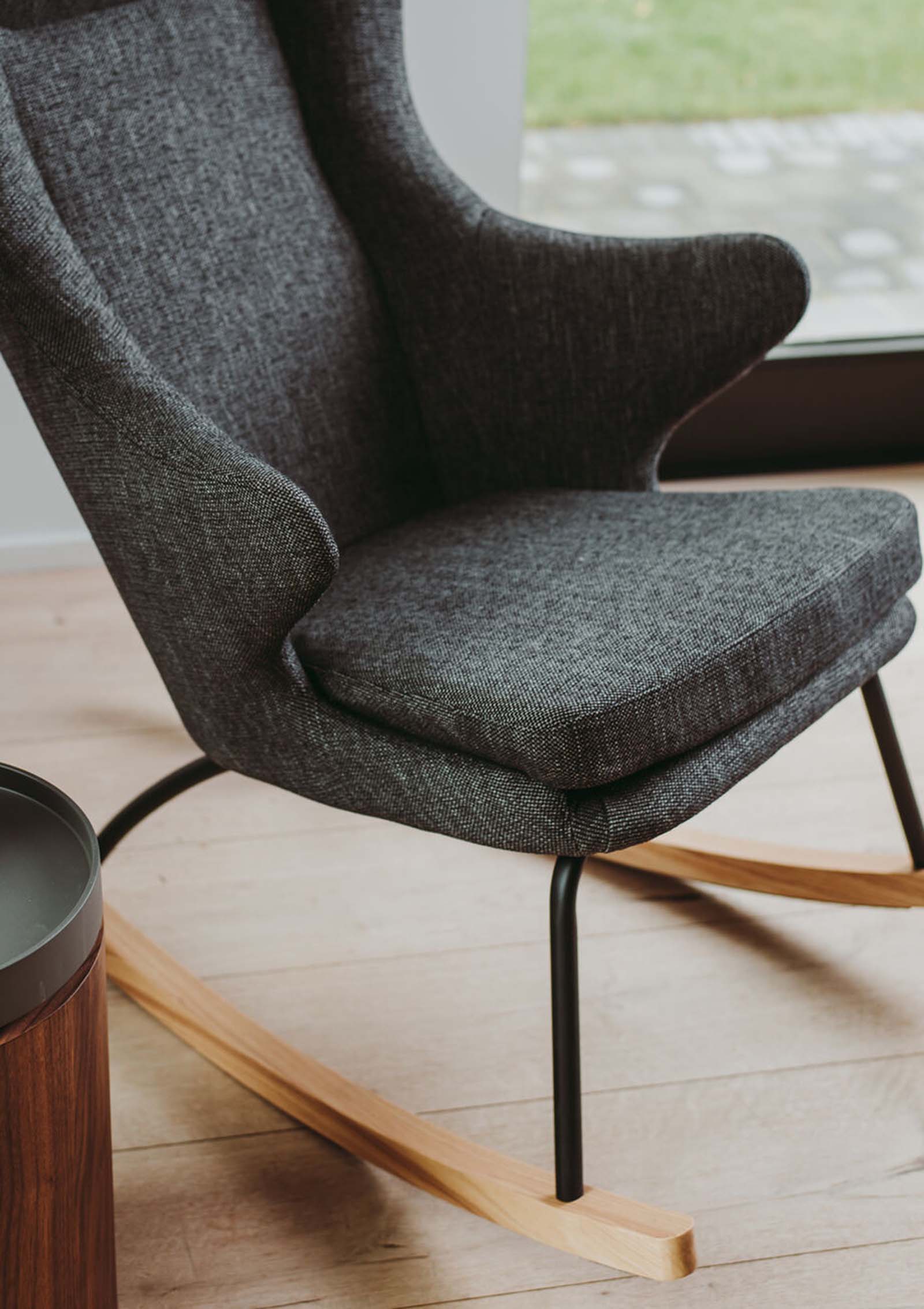 Quax Schaukelstuhl Erwachsene De Luxe Black