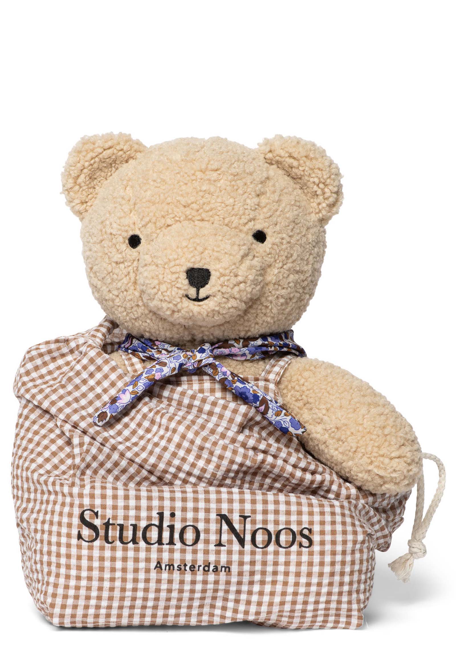 Studio Noos Teddybär Kuscheltier Wollweiß groß