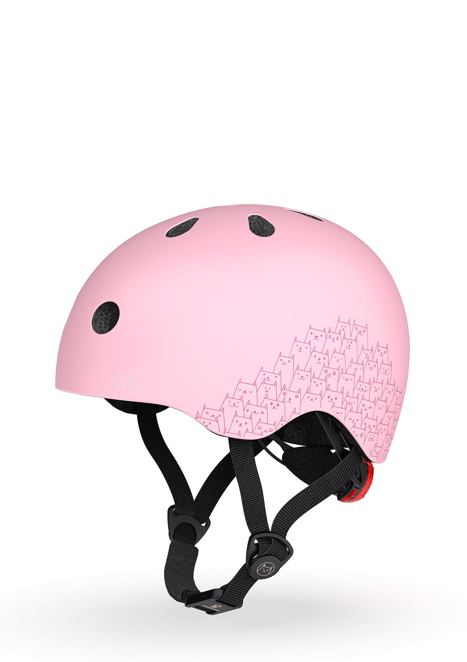 Scoot and Ride reflektierender Helm Rose