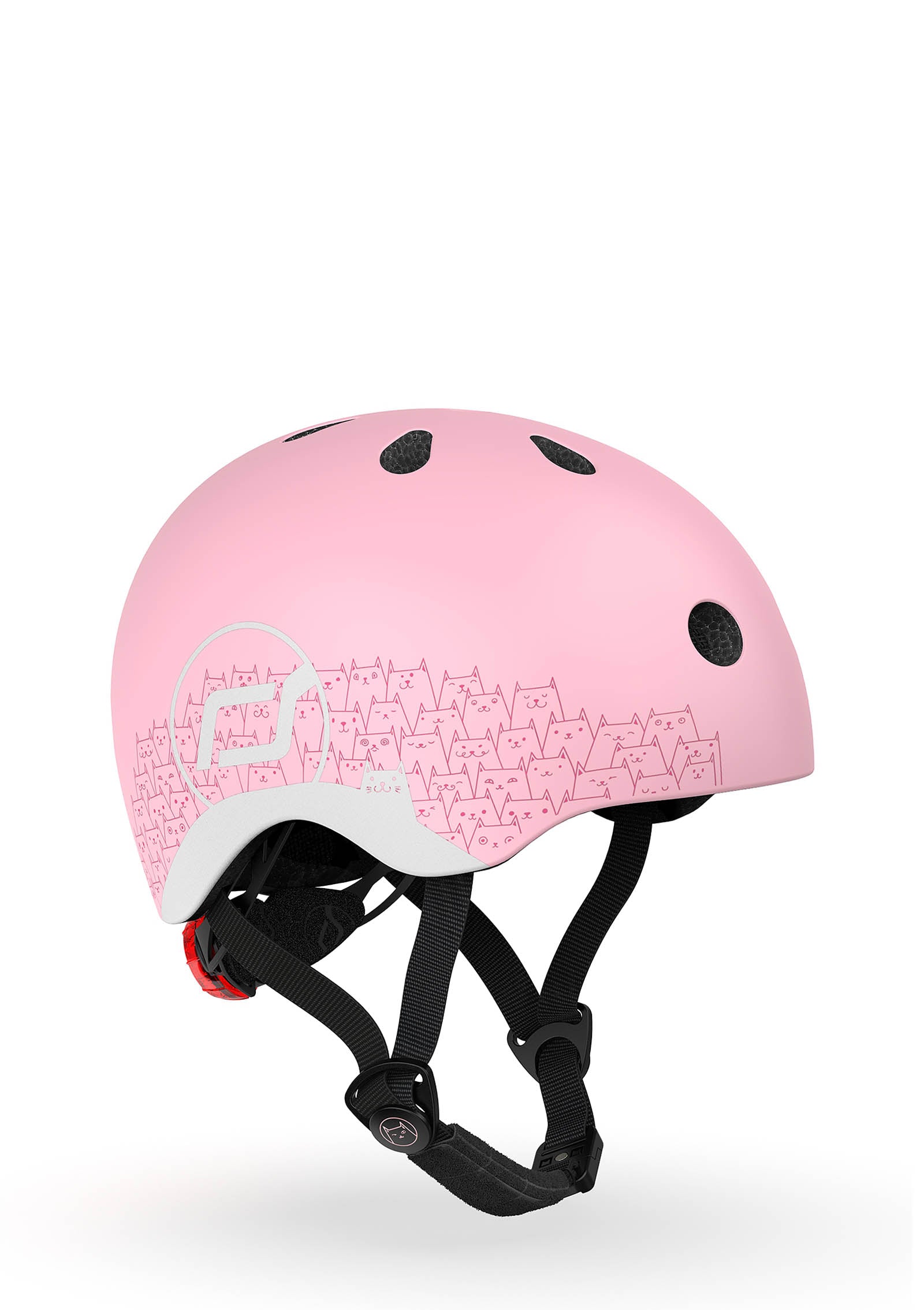 Scoot and Ride reflektierender Helm Rose