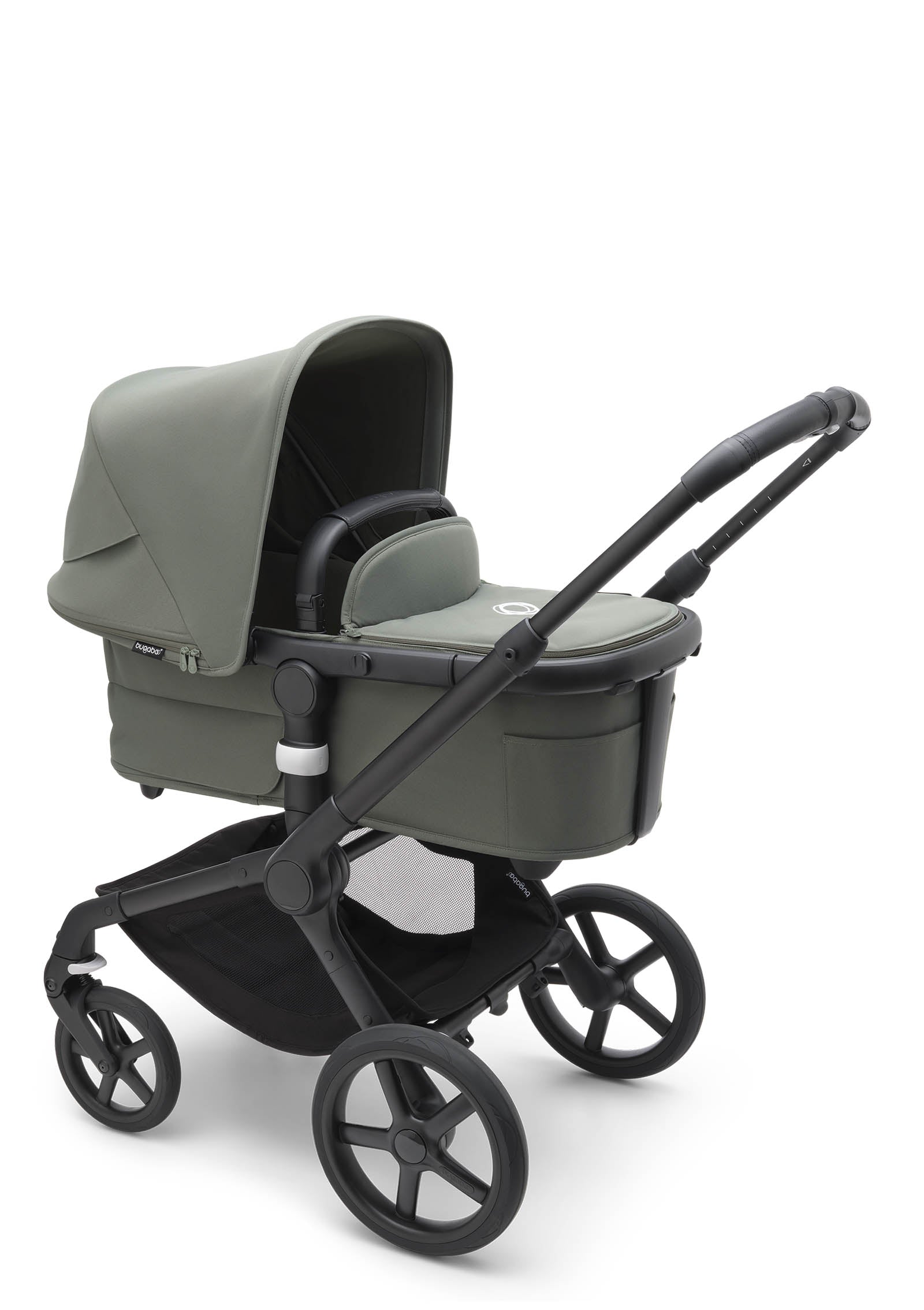 bugaboo Fox 5 Kinderwagen-Set Schwarz / Waldgrün
