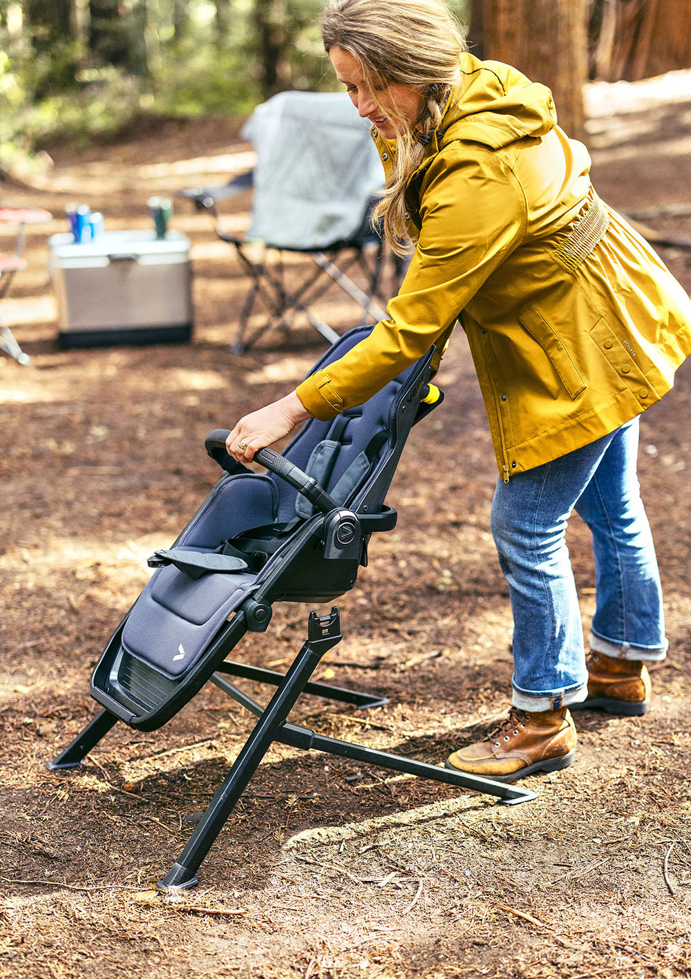 veer &Chill Campingstuhl dunkelgrau / schwarz