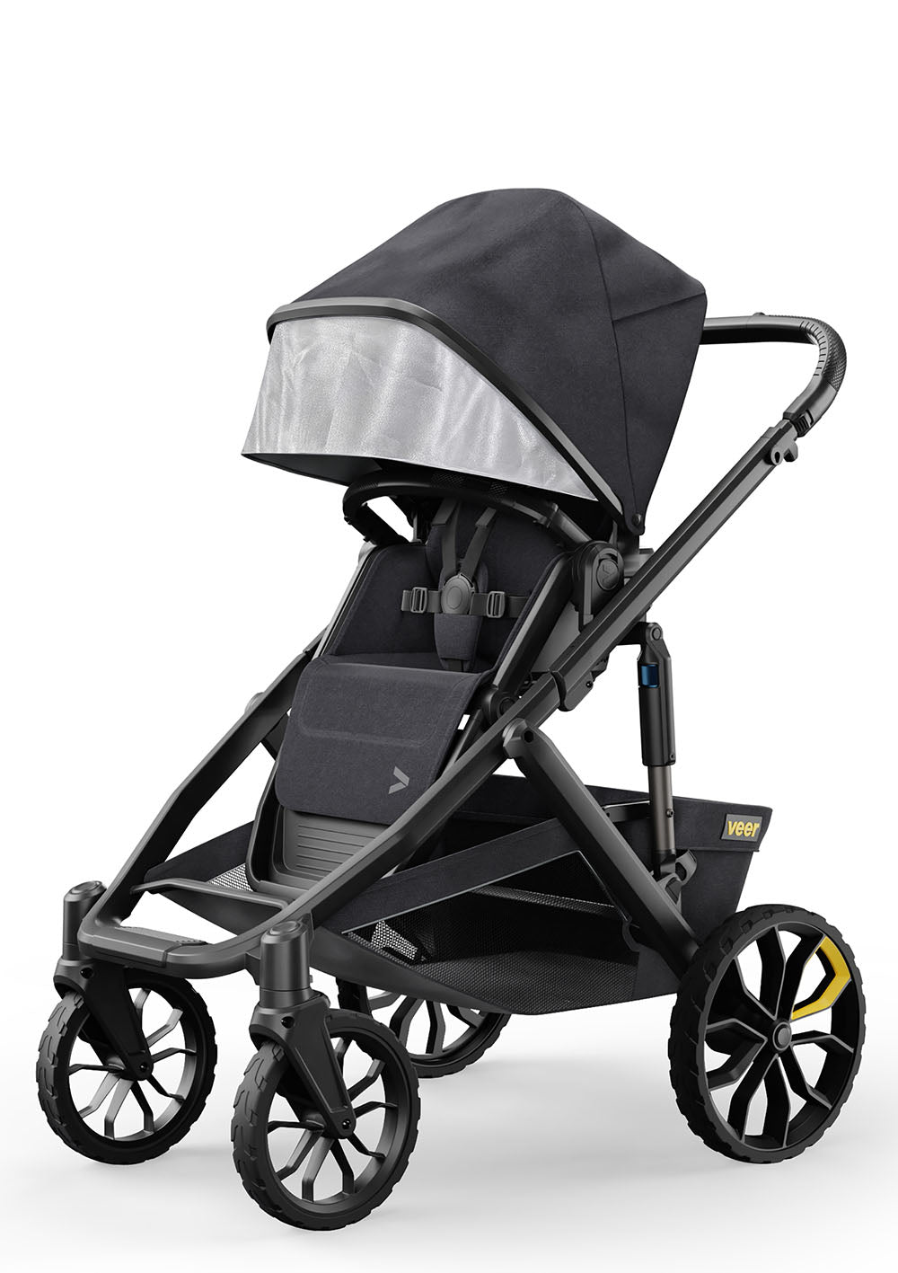 veer Switchback Kinderwagen Travel-Set dunkelgrau / schwarz