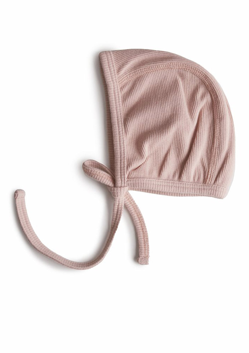 Baby Bonnet gerippt blush