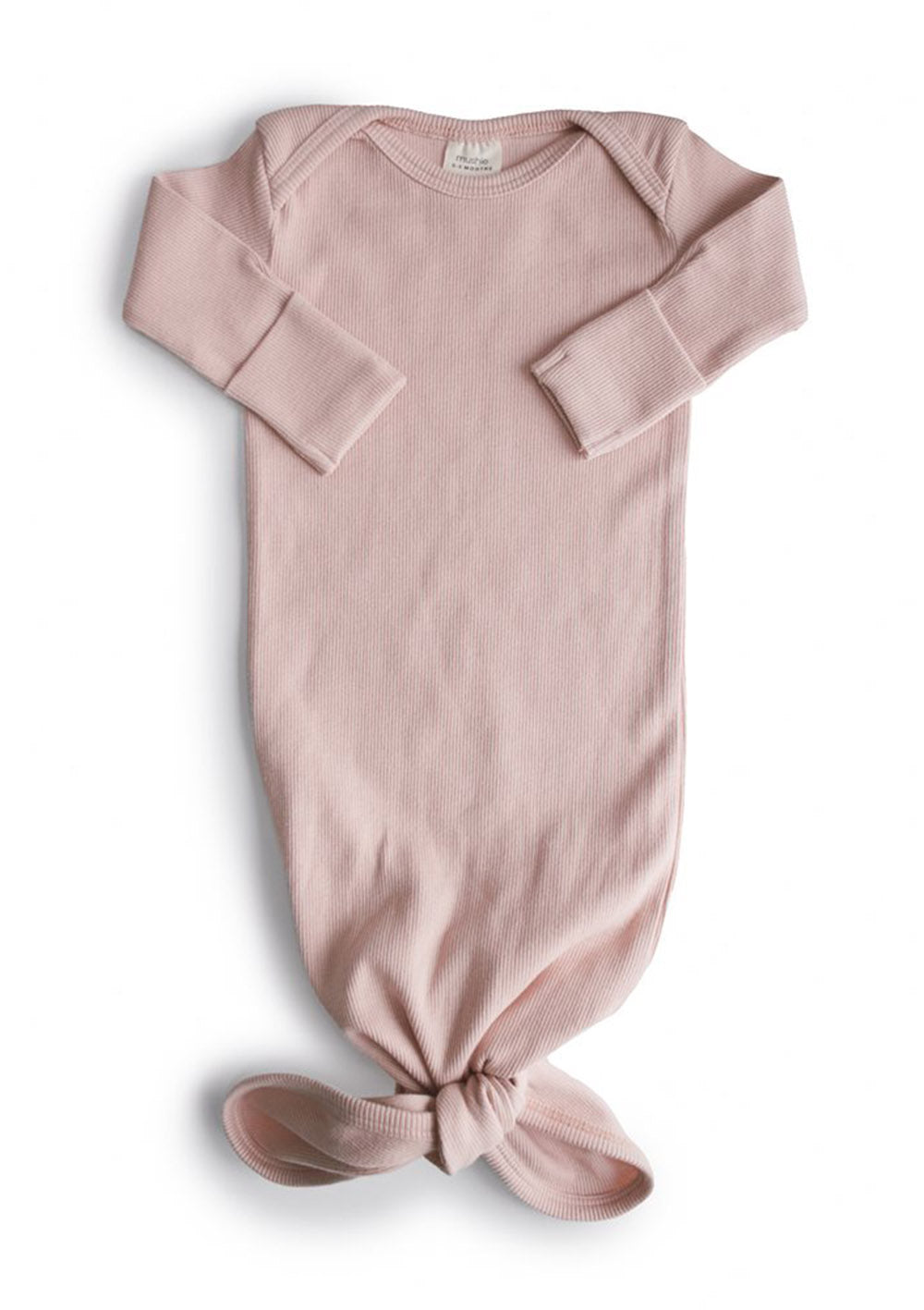 Geknotetes Babykleid blush
