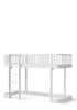 halbhohes Hochbett 'Wood Original' weiß 200 x 90 cm