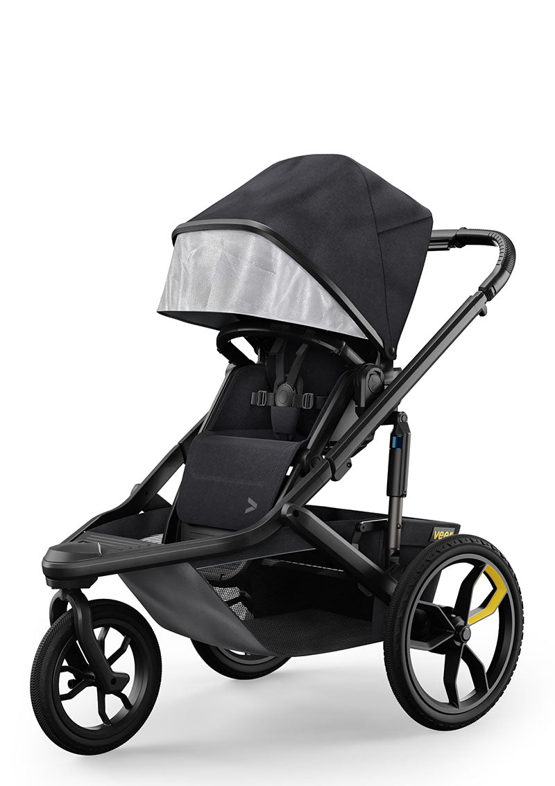 Veer Switchback Kinderwagen Switch&Jog dunkelgrau / schwarz Jogger Sportwagen