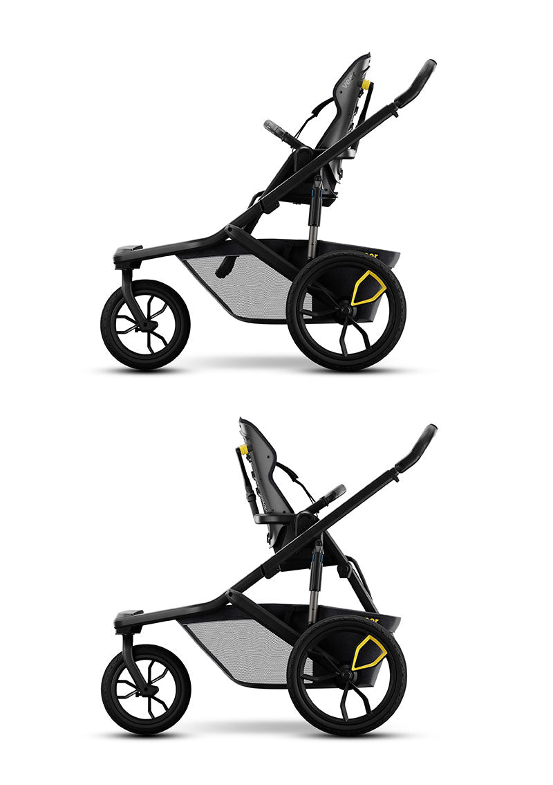 Veer Switchback Kinderwagen Switch&Jog dunkelgrau / schwarz Jogger Sportwagen