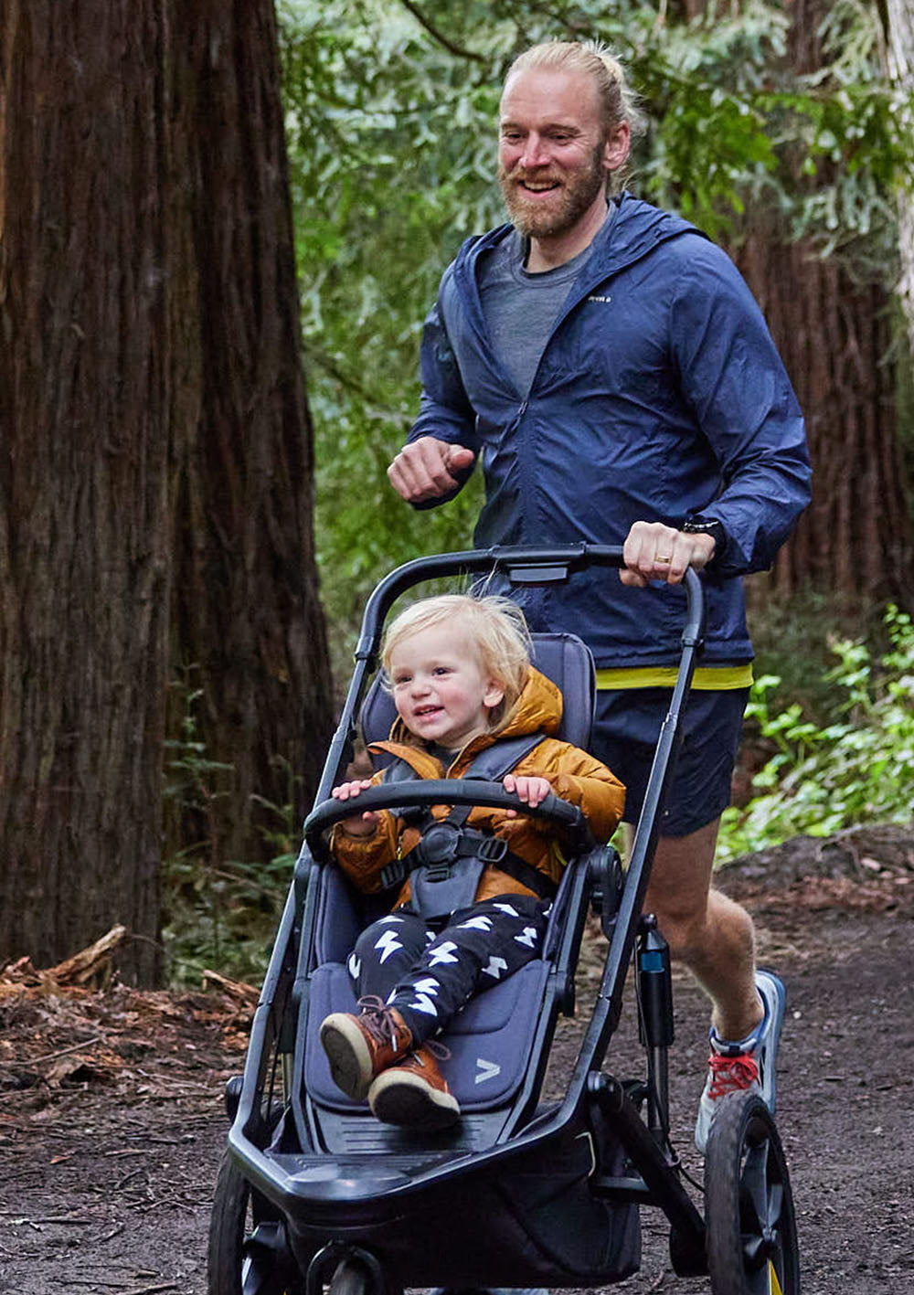 Veer Switchback Kinderwagen Switch&Jog dunkelgrau / schwarz Jogger Sportwagen