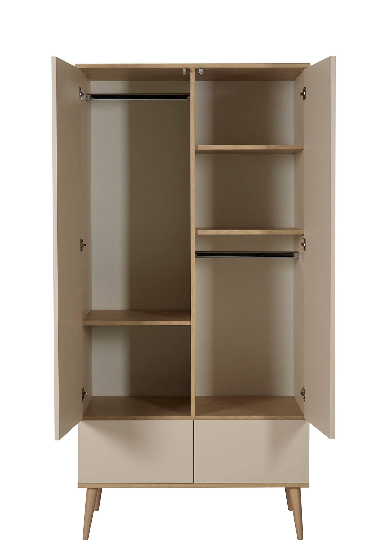 Quax Kleiderschrank 'Flow' Clay