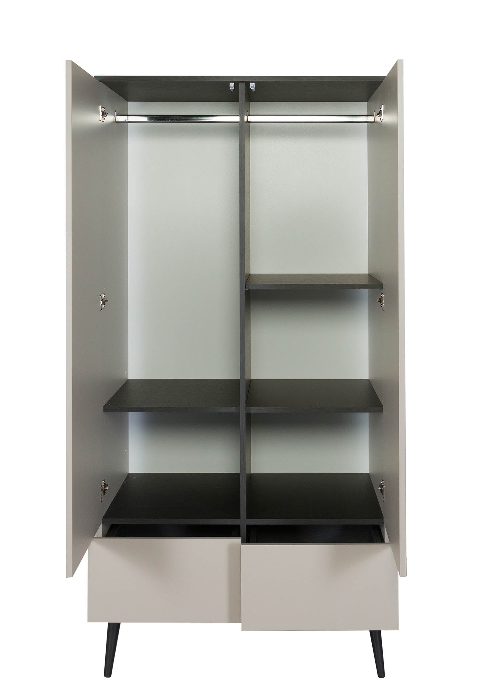 Quax Kleiderschrank 'Flow' Stone