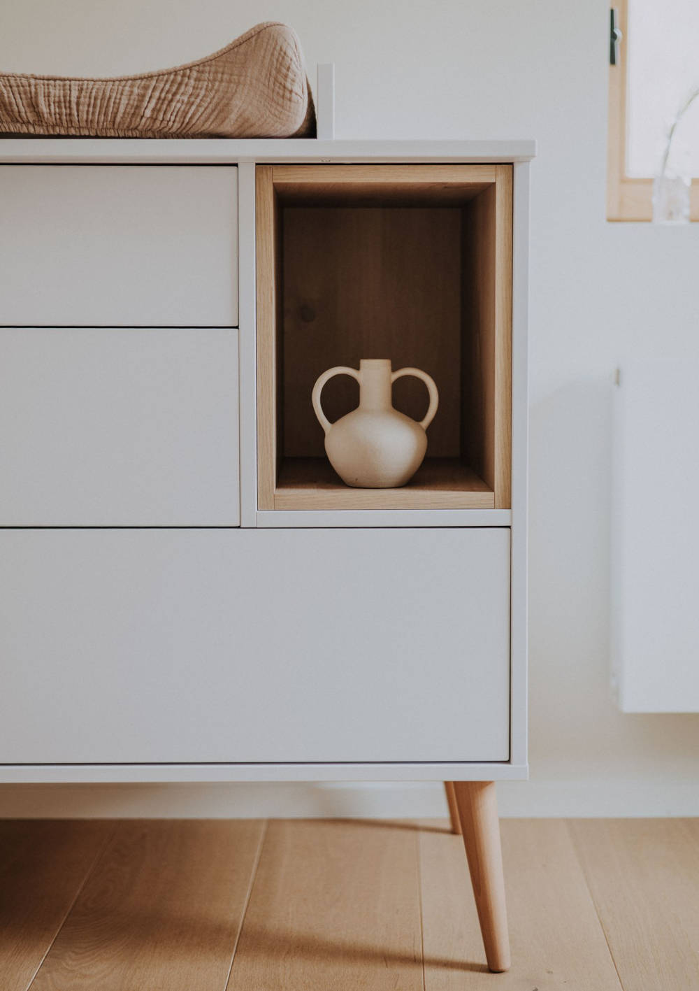 Kommode 'Cocoon' Ice White