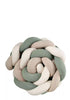 Bettschlange geflochten Trio mint/sand/natur