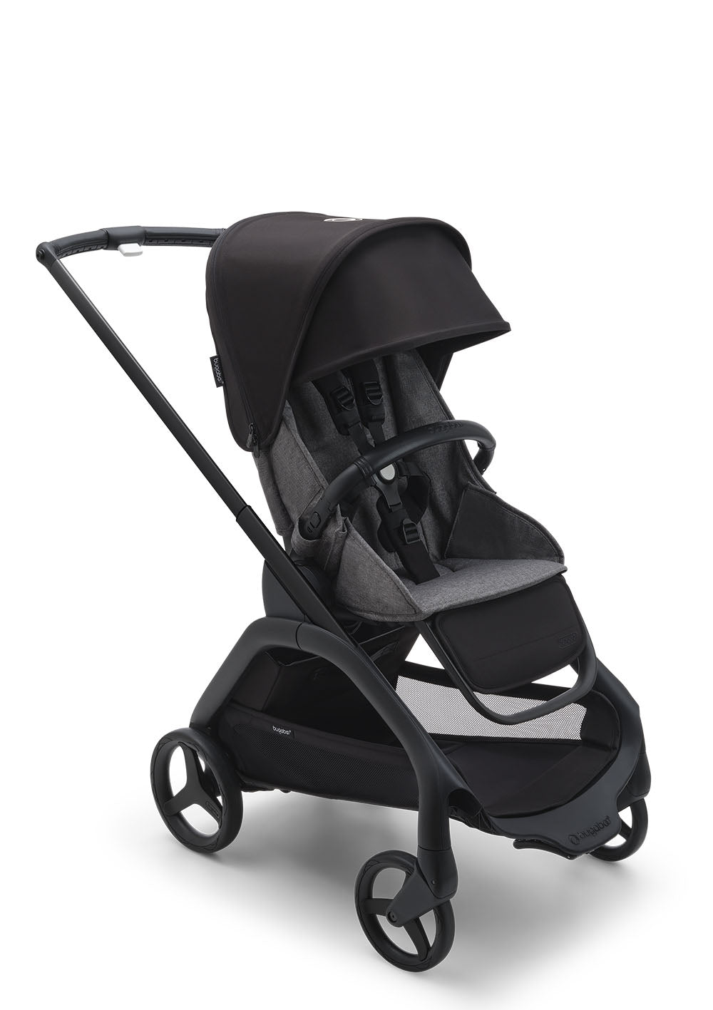 Bugaboo Dragonfly Kinderwagen 'Styled by you' Schwarz / Grau Meliert