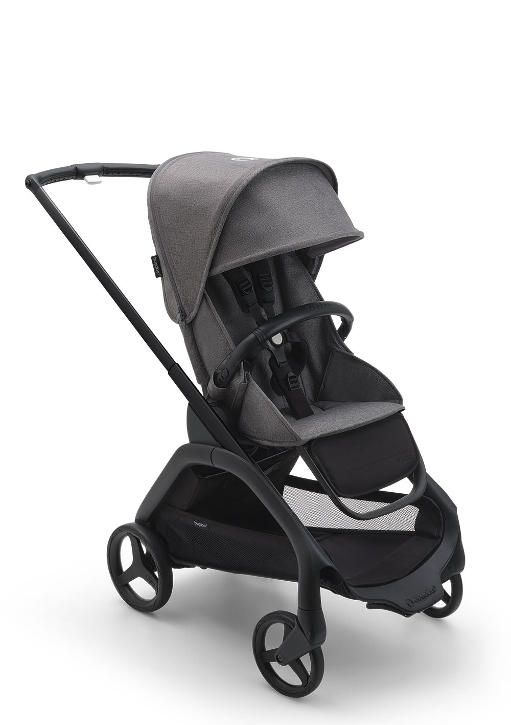 Bugaboo Dragonfly Kinderwagen 'Styled by you' Schwarz / Grau Meliert