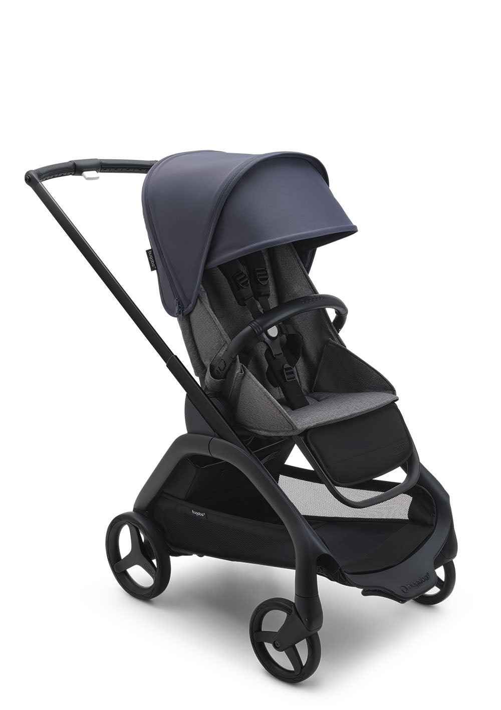 Bugaboo Dragonfly Kinderwagen 'Styled by you' Schwarz / Grau Meliert