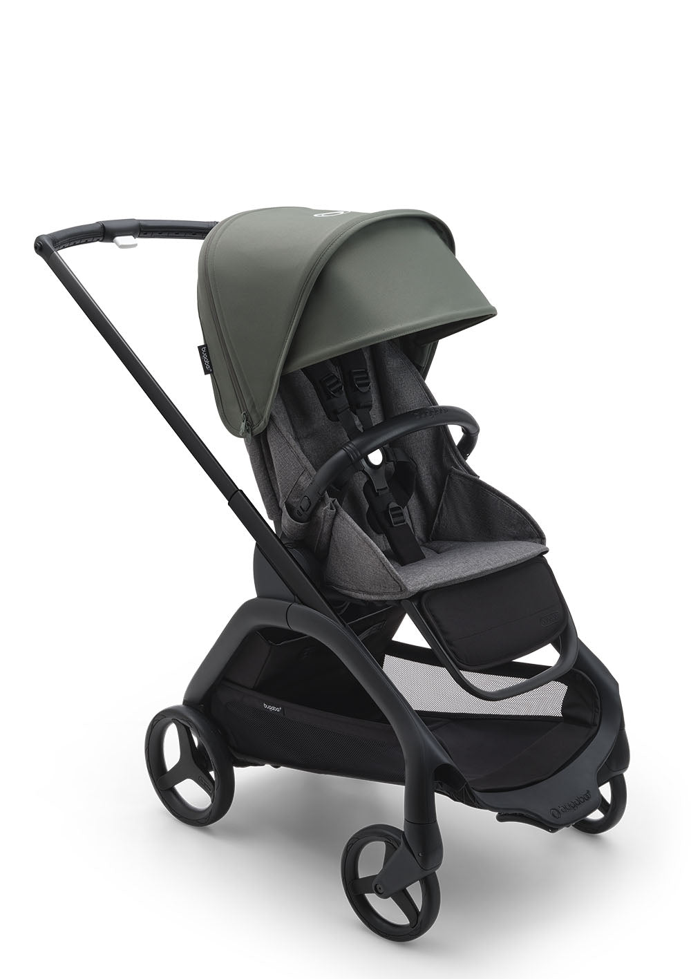 Bugaboo Dragonfly Kinderwagen 'Styled by you' Schwarz / Grau Meliert