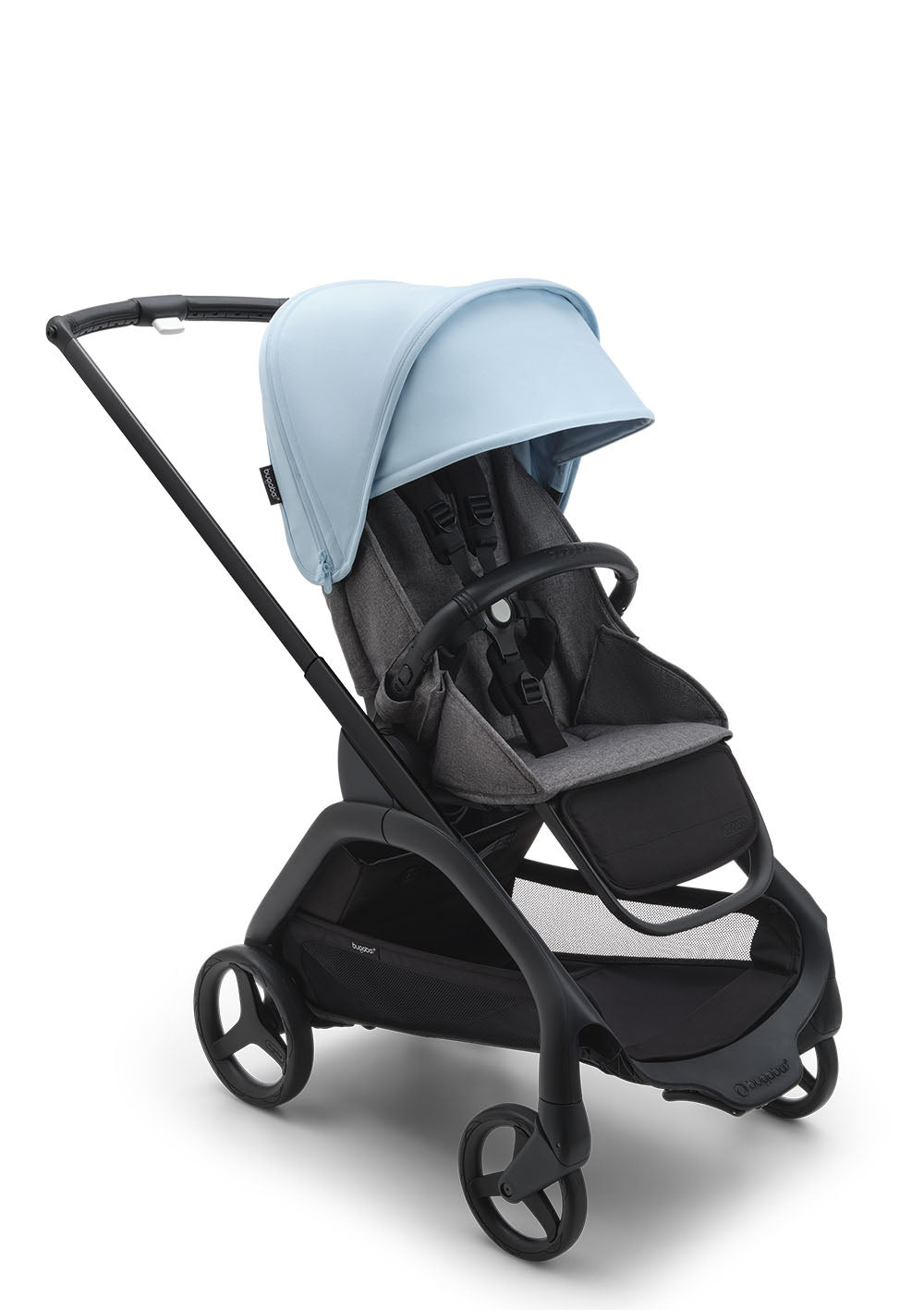 Bugaboo Dragonfly Kinderwagen 'Styled by you' Schwarz / Grau Meliert