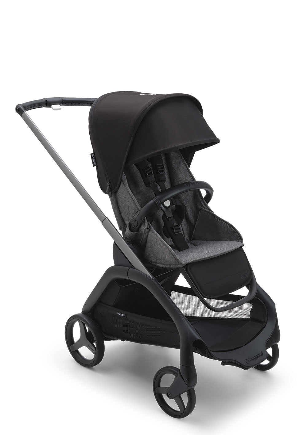 Bugaboo Dragonfly Kinderwagen 'Styled by you' Graphit / Grau Meliert